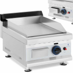 Royal Royal Catering Gas grill with smooth surface, 3000 W, 35 x 40 cm, stainless steel