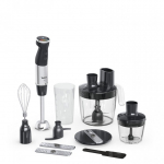 Tefal Quickchef+ HB67G830 kannmikser 0,8 l Saumikser 1000 W Must, Roostevaba teras