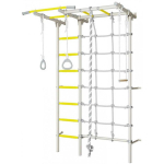 Sports Sports complex (gymnastic wall) SANRO S7 white-yellow, 219.6x154cm