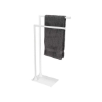 Wenko HELLA metal towel rack, two arms