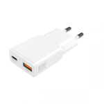 4smarts PDPlug Duos Slim Nutitelefon, Tahvel Valge Vahelduvvool Kiirlaadimine Hoonesisene
