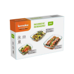Vivalto Tempered glass baking dishes, 3 pcs.