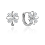 Beneto Charming round earrings with zircons AGUP2621