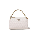 Guess, Guess, Elenia, Mini, Textile Crossbody Bag, Stone, QB867772, Women Women