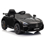 Lean Lean Cars Juodas Mercedes GTR akumuliatoriline auto lastele