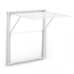 Arredamenti Arredamenti Italia ARREDAMENTI KLEDY Seinale kinnitatav kuivatusteline - 80 x 69 cm, Valge