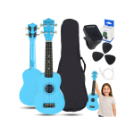 Luna Luna Guitars SUPRIMO UK21 SET LB sopranine ukulele 21" sinine