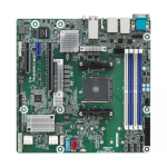 Asrock X570D4U-2L2T/BCM emaplaat AMD X570 Pesa AM4 Mikro ATX