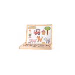 WOODYLAND WOODYLAND kahepoolne magnetiline tahvel loomadega 91214 12148