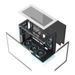 DarkFlash F1 ATX arvuti korpus + 6 ventilaatorit (Valge)