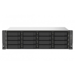 QNAP TS-1673AU-RP-16G v&otilde;rkup&auml;&auml;su- ja varundusserver NAS P&uuml;stik (3U) Ryzen Embedded V1500B 16 GB DDR4 0 TB QNAP QTS Must, Hall