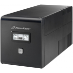 PowerWalker VI 1000 LCD puhvertoiteallikas (UPS) 1 kVA 600 W 4 vahelduvvoolu kontakt