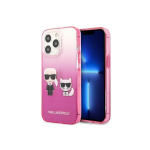 Karl Karl Lagerfeld KLHCP13LTGKCP iPhone 13 Pro / 13 6.1" hardcase pink/pink Gradient Ikonik Karl Choupette