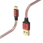 Hama 00178288 USB-kaabel 1,5 m USB 2.0 USB A Micro-USB B Punane