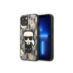 Case Case Karl Lagerfeld KLHCP13MPMNFIK1 iPhone 13 6.1" gray/grey floral icon Karl