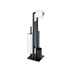 Wenko Dekoracja Domu Home decoration Rivalta Black toilet roll holder