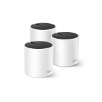 TP-Link DECO X55 (3-Pack) Kaks sagedusala (2,4 GHz / 5 GHz) Wi-Fi 6 (802.11ax) Valge Sisemodem
