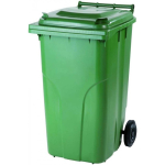Container Container bucket for waste and garbage CERTIFICATES Europlast Austria - green 240L