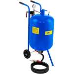 Mobile Mobile siphon sandblasting machine on wheels 79 L MSW