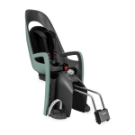 Hamax Caress - bicycle seat up to 22 kg, mounted on the frame | Green/black