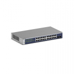 NETGEAR GS724Tv6 Juhitav L2+/L3 Gigabit Ethernet (10/100/1000) 1U Sinine, Hall