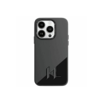 Case Case Karl Lagerfeld KLHMP16SSCMKMPCK iPhone 16 6.1" black/black hardcase Silicone Shadow Metal Initial MagSafe