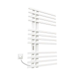 Electric Electric towel dryer Kosser Brash 1000x600/12 EL, with timer, white (cable on the left)