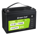 Green Green Cell Žalias Cell CUBE LiFePO4 125Ah 12,8V 1600Wh liio geležies fosfato baterija kemperiui, sauls energijai,...