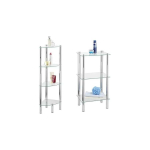 Corner Corner shelf for the bathroom YAGO, glass - 4 levels, WENKO