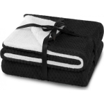 AmeliaHome Blanket SHLEEPY, 170X210 cm, color: black