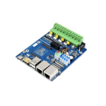 Dual Dual ETH Quad RS485 Base Board (B) - Raspberry Pi Compute Module 4-pin expansion - Waveshare 2166