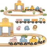 Viga Viga Toys Viga PolarB Wooden Set Roller Coaster 30 pcs.