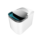 Cecotec 08052 j&auml;&auml;kuubikumasin Sisseehitatud/eraldi j&auml;&auml;kuubikumasin 15 kg/24 h 150 W Sinine, L&auml;bipaistev, Valge