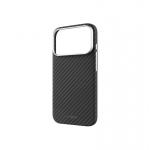 Dėklas Dėklas Aramid tagakate FIXED MagVelar koos MagSafe toe Apple iPhone 17 Pro jaoks, must