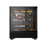 Darkflash DY460 arvuti korpus (must) + 4 ARGB ventilaatorit