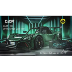 CaDA CaDA konstruktori kaladikud Auto 54 cm linnauto Lotus Exige Cup 430 tumesinine s&otilde;iduk 3730 elementi
