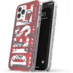 Diesel Diesel Snap Case Clear AOP Apple iPhone 12 Pro Max telefoni&uuml;mbris, punase ja halli v&auml;rviga, 42568