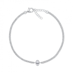 Brilio Brilio Silver Brilio Sidabrinis Delicate sidabrinis k&auml;ev&otilde;ru ovaalse zirkoni BRC113W