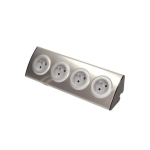 Orno Arno Socket 4x230V STAINLESS STEEL