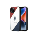 US US POLO Case US Polo for iPhone 14 6.1" white/white Tricolor Embossed