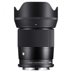 Sigma 23mm F1.4 DC DN | Contemporary, Fujifilm X MILC (Peeglita vahetatavate objektiividega kaamera) Laiobjektiiv Must