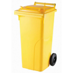 Container Container for waste and garbage CERTIFICATES Europlast Austria - yellow 120L