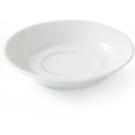 OPTIMA OPTIMA coffee cup saucer, white porcelain, diam. 90mm in a set of 12 pcs. - Hendi 770917