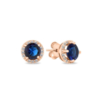 Brilio Brilio Silver Brilio Silver Shiny bronze earrings with zircons EA601RB