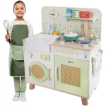 CLASSIC CLASSIC WORLD Drewniana Cooker XXL Wielofunkcyjna with Washing Machine and Accessories