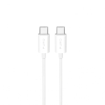 Puro TPE 25W USB-C - USB-C 3m kaabel - Valge