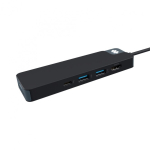 Targus Hyper HyperDrive Flex 8-portine USB-C hub, musta | Hyper