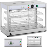 Royal Royal Catering Soojendatav vitriin toidu esitamiseks, 3 riiulit, 25-85C, 1200W