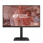 AOC E4 24E4CV PC lamekuvar 60,5 cm (23.8") 1920 x 1080 pikslit Full HD LED Must