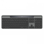 Logitech Signature Slim Solar+ K980 klaviatuur Universaalne RF juhtmeta &uuml;hendus + Bluetooth QWERTY UK rahvusvaheline Grafiit